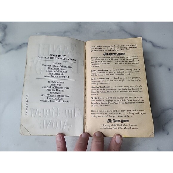 The Great Alone By Janet Dailey Paperback - Picture 2 of 10